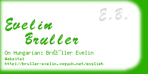 evelin bruller business card